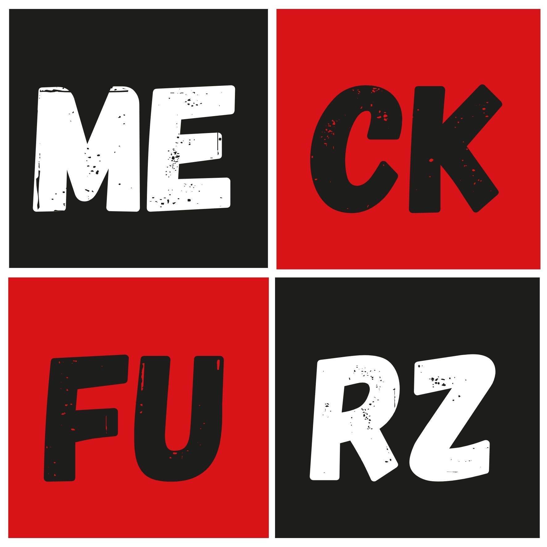 Aufkleber »Meck Furz« (10,5 x 10,5 cm)     